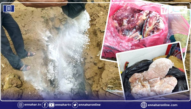 عين الدفلى: حجز 70 كلغ من اللحوم الفاسدة ومتابعة صاحب القصابة قضائيا ببومدفع