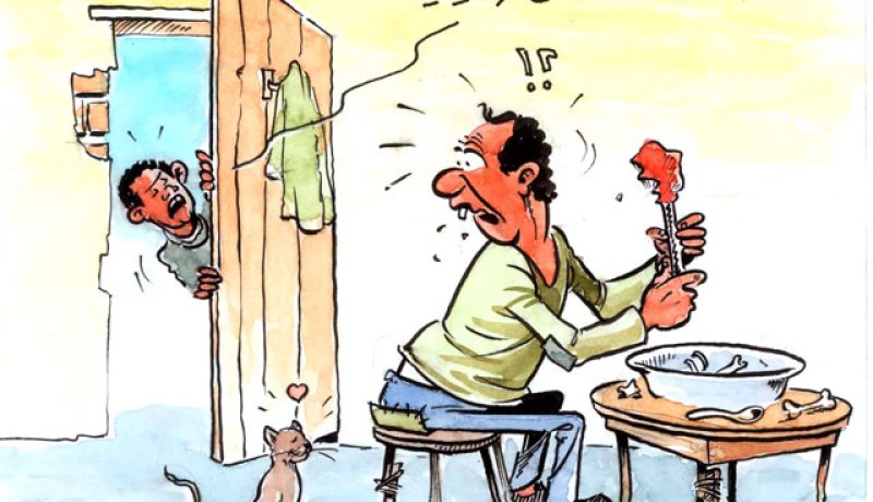 كاريكاتير العدد 44