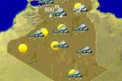 تسجيل أمطار رعدية الى غاية يوم الاربعاء بوسط البلاد و شرقها