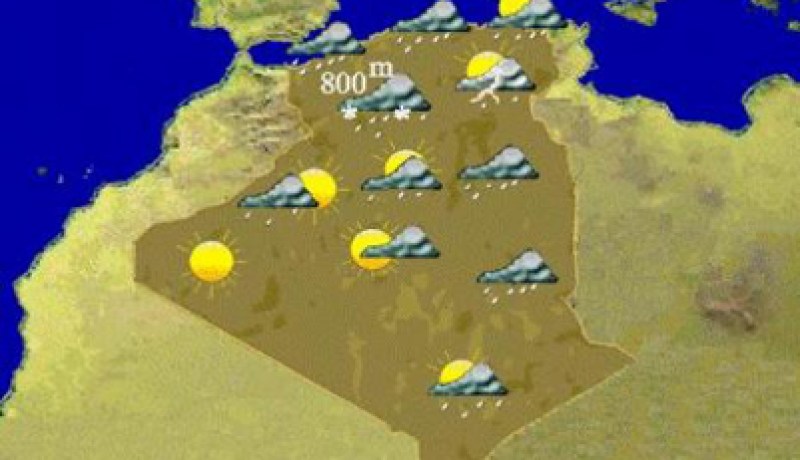 سقوط الأمطار سيتواصل عبر مختلف الولايات خلال الساعات ال24 المقبلة