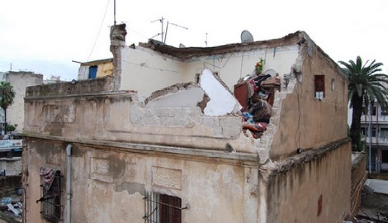 إنهيار جزئي لمبنى قديم دون وقوع إصابات في وهران