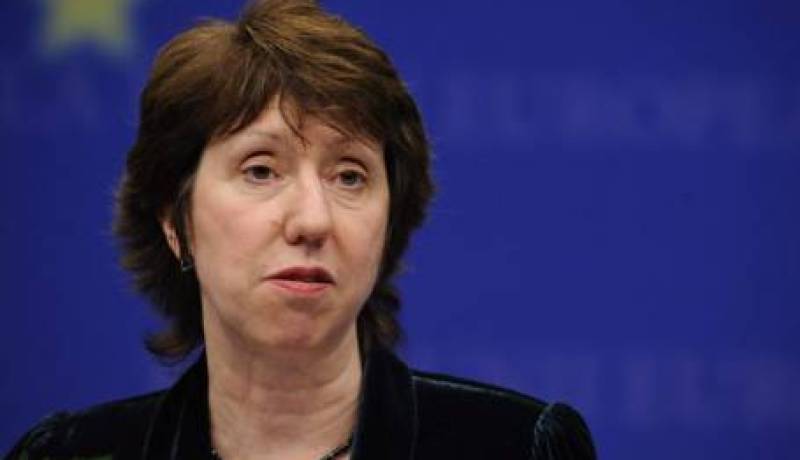 آشتون تؤكد على ضرورة التوصل إلى حل مستدام للوضع في غزة