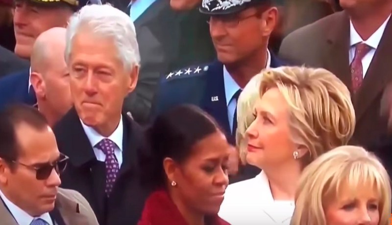 بالفيديو..بيل كلينتون مفتون بجمال ابنة دونالد ترامب
