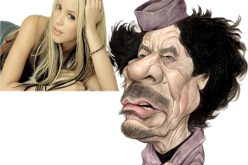 فيديو جديد يجمع القذافي بشاكيرا