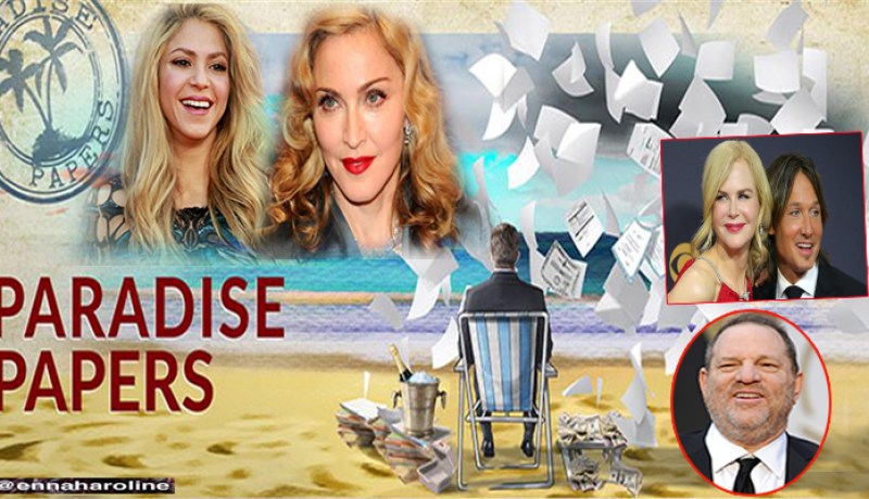 شاكيرا مادونا وآخرون .. مشاهير سقطوا في أوراق الجنة