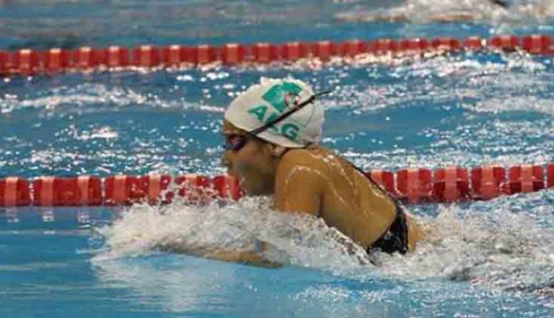 السباحة الجزائرية شرواطي تفوز بالميدالية الذهبية في ألعاب التضامن الاسلامي