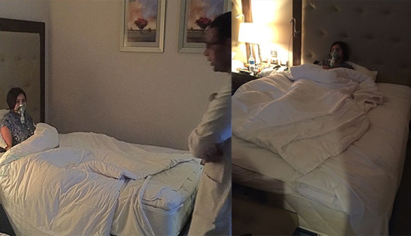 شيرين عبد الوهاب تتعرض لأزمة تنفس خطيرة