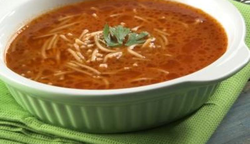 شوربة الطماطم بالشعيرية