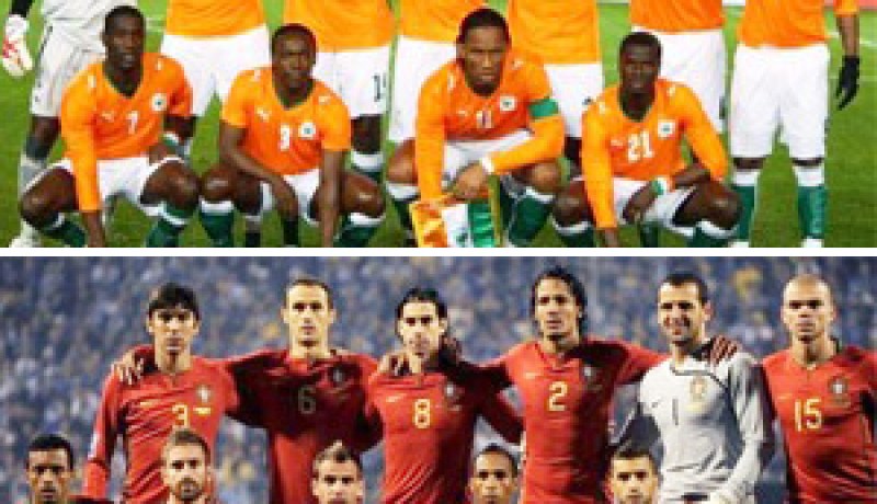 مونديال 2010: ارقام واحصائيات قبل مباراة البرتغال وساحل العاج