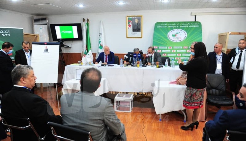 بالصور.. إنطلاق أشغال الجمعية العامة الإنتخابية للجنة الأولمبية