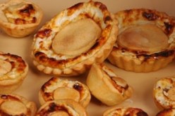 الكيش باللحم المفروم وكريمة الجبن