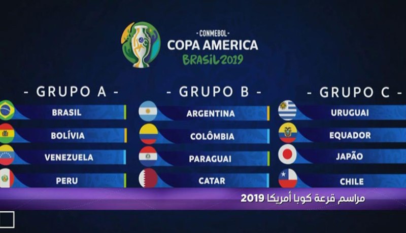 قرعة كوبا أمريكا 2019: مجموعة صعبة للأرجنتين وسهلة للبرازيل