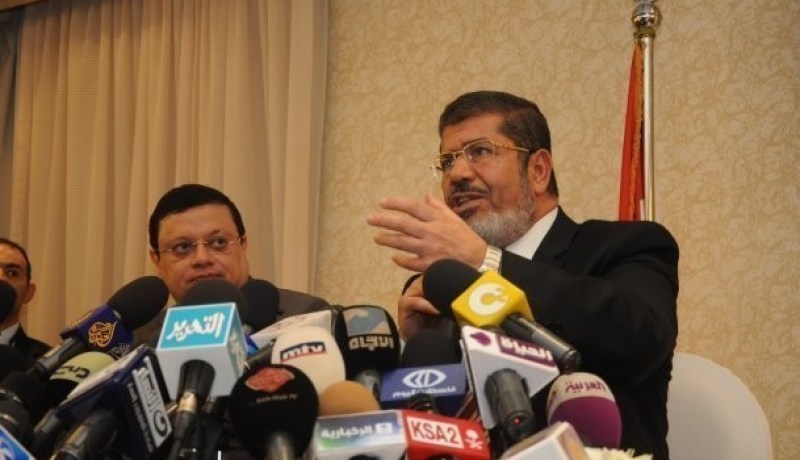 مرسي يغيب عن أول مؤتمر عام لـالحرية والعدالة