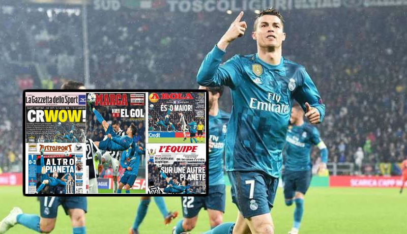 سحر “رونالدو” يتصدر عناوين الصحف العالمية !!