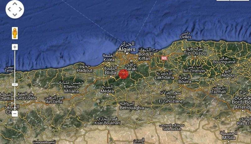 هزة أرضية في حمام ملوان بالبليدة