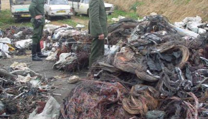حجز 8 قناطر من النحاس الخالص بخنشلة