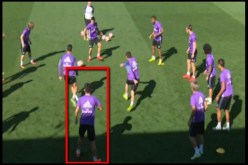 بالفيديو .. نجل زيدان يحرج رونالدو في تدريبات ريال مدريد