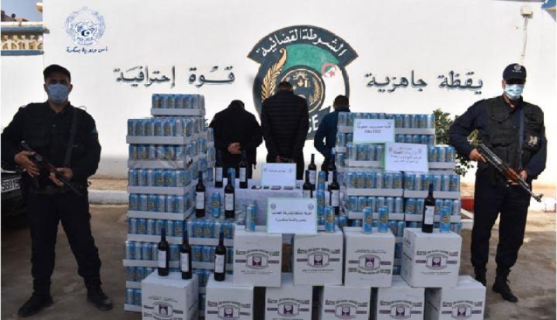 بسكرة: حجز 2232 وحدة من المشروبات الكحولية