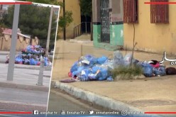 بالصور.. القمامة تصنع ديكورا بعاصمة ولاية سيدي بلعباس بعد إضراب عمال النظافة