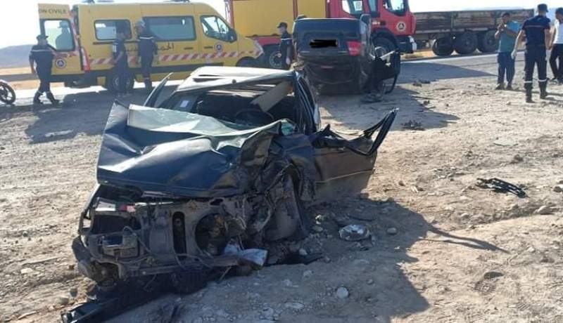 المسيلة: وفاة طفلة وجرح 6 أشخاص في إصطدام بين سيارتين بلقمان