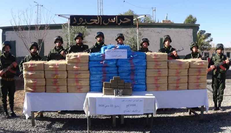 النعامة: ضبط أزيد من 10 قناطير كيف معالج بعين الصفراء