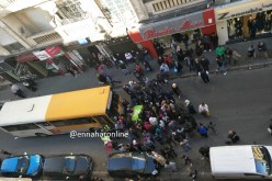 انهيار جزئي لعمارة بشارع العربي بن مهيدي وسط وهران