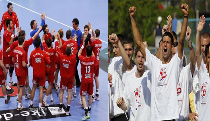 صربيا تواجه الدنمارك في نهائي بطولة اوروبا لكرة اليد