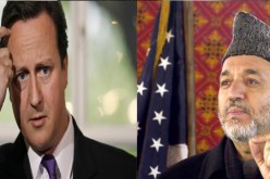 كرزاي يعقد محادثات مع رئيس الوزراء البريطاني