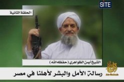 الظواهري يدين حلفاء الولايات المتحدة الذين تولوا السلطة في الشرق الاوسط