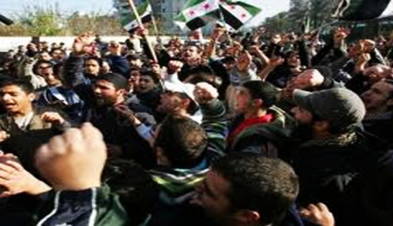 حوالي 2000 شخص يتظاهرون في الدوحة ضد النظام السوري