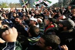 حوالي 2000 شخص يتظاهرون في الدوحة ضد النظام السوري