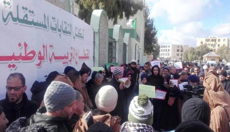 النقابات المستقلة للتربية تساند الحراك الشعبي …وإضراب مقرر يوم الأربعاء