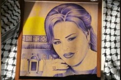 لوحة فنية للإماراتية أحلام من سجون الإحتلال تقديرا لموقفها من القضية الفلسطينية