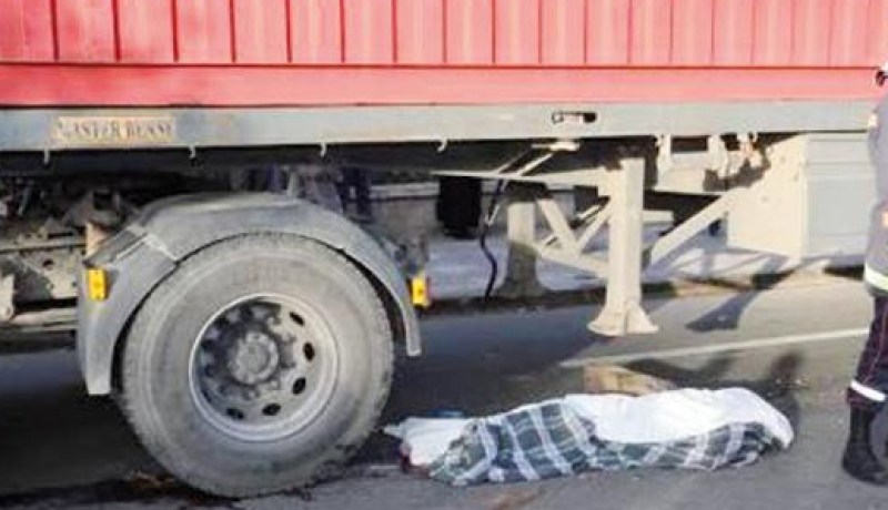 سائق شاحنة مسبوق يدوس شرطيا في حادث مرور ببرج الكيفان