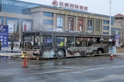 14 قتيل جراء احتراق حافلة بالصين