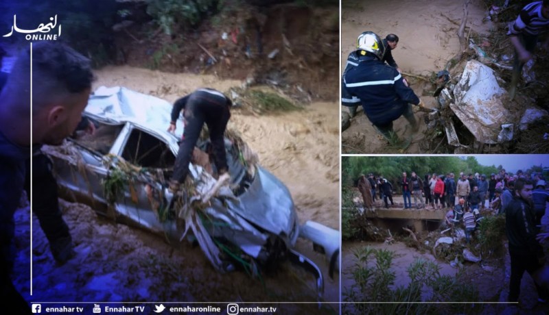 ارتفاع حصيلة ضحايا الفيضانات في الشلف إلى 6 قتلى