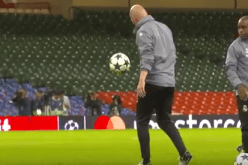 بالفيديو.. زيدان يستعرض مهاراته قبل نهائي رابطة الأبطال