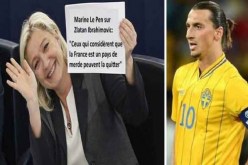 مارين لوبان تدعو إبراهيموفيتش لمغادرة فرنسا