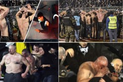 بالصور..حرب الألتراس في داربي بلغراد