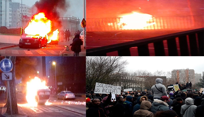 بالفيديو والصور…مظاهرات في باريس احتجاجا على عنف الشرطة