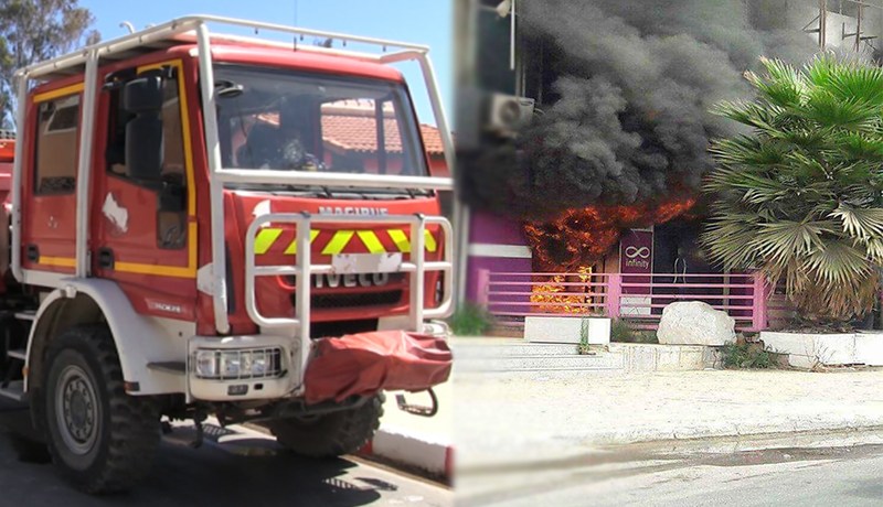 حريق مهول يأتي على قاعة “شيشا” في ظروف غامضة بوهران