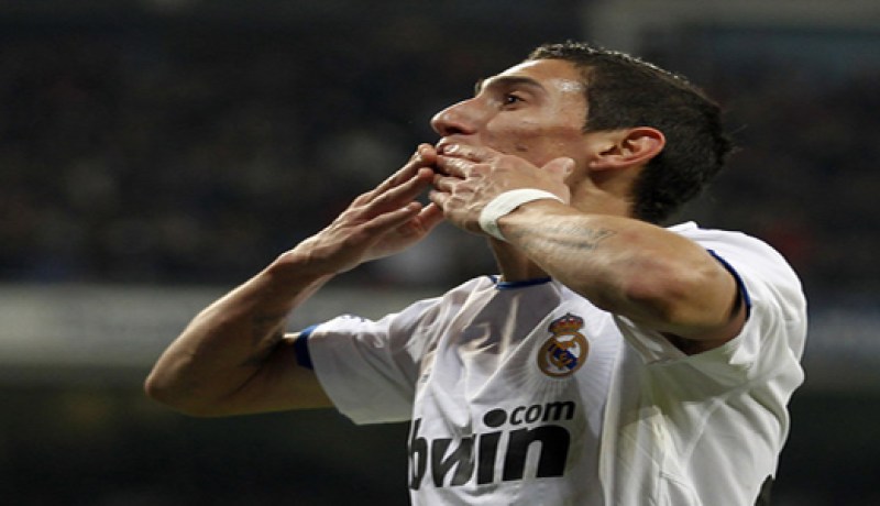 الجناح الطائر دي ماريا ينضم لقائمة ريال مدريد أمام الراسينغ