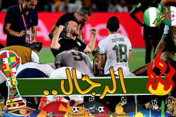للتاريخ.. هكذا إحتفل بلماضي والخضر بعد التأهل للنهائي