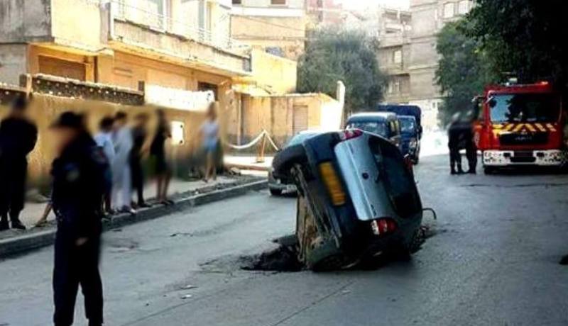 بالصور…”حفرة عملاقة” أخرى بجيجل!