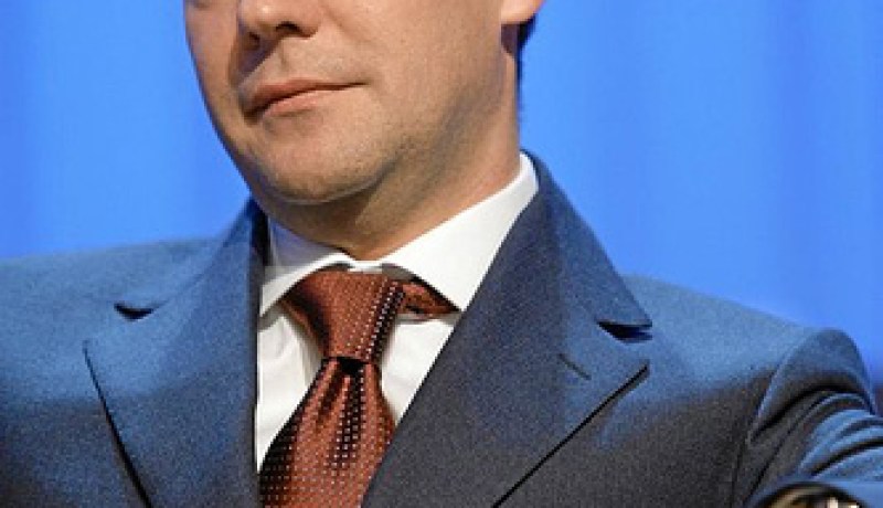 انتخاب ديمتري مدفيديف رئيسا لحزب روسيا الموحدة الحاكم