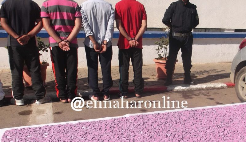 سوق أهراس: توقيف 4 أشخاص وحجز أزيد من 640 كبسولة من المؤثرات العقلية