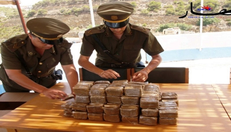 حجز أزيد من 7500 كلغ من الكيف المعالج خلال الثلاثي الثالث بجنوب غرب البلاد