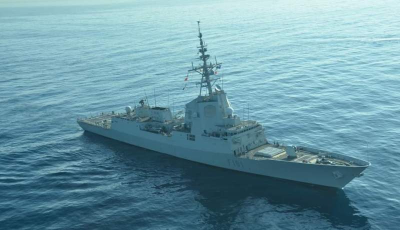 الفرقاطة الإسبانية “SNMG-2” ترسو بميناء الجزائر