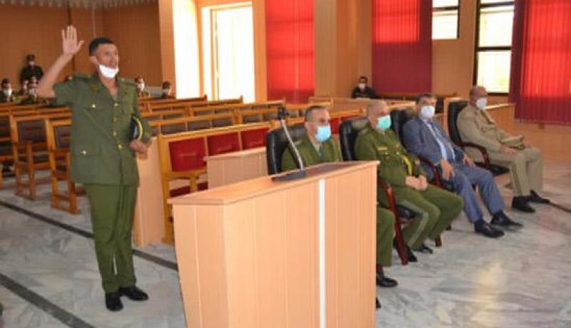 سيدي بلعباس: 1251 طالب من الدفعة 60 لأعوان الشرطة القضائية يؤدون اليمين القانونية