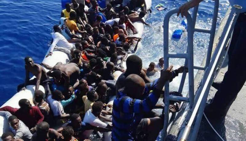 إنقاذ 156 حراڨا بينهم جزائريان وإنتشال جثة طفلة بالسواحل الليبية